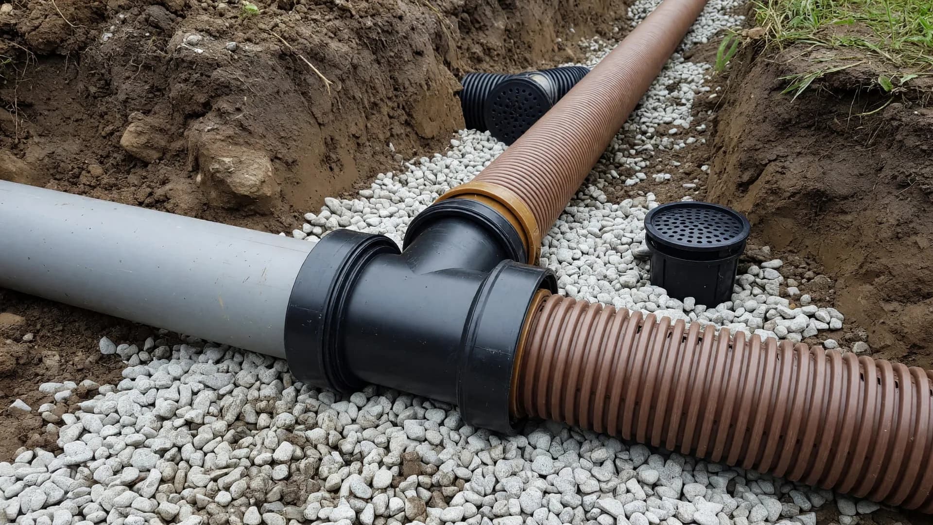 110mm to land drain adapters — surface water only